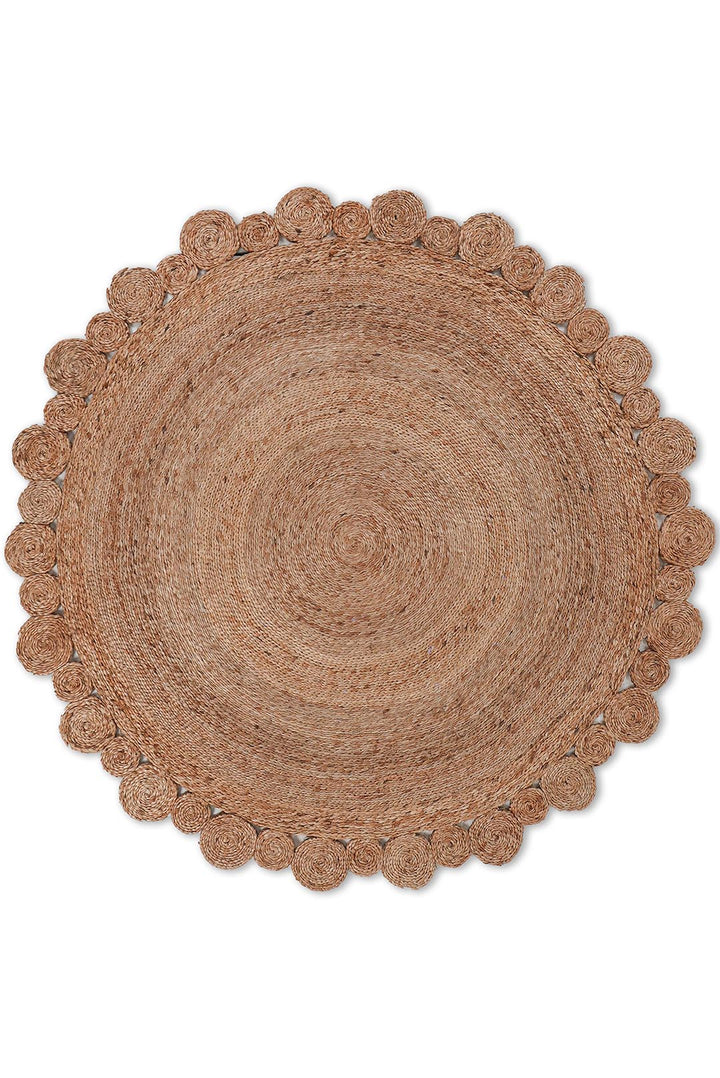 TerraLoop Hand Woven Jute Oriental Rug