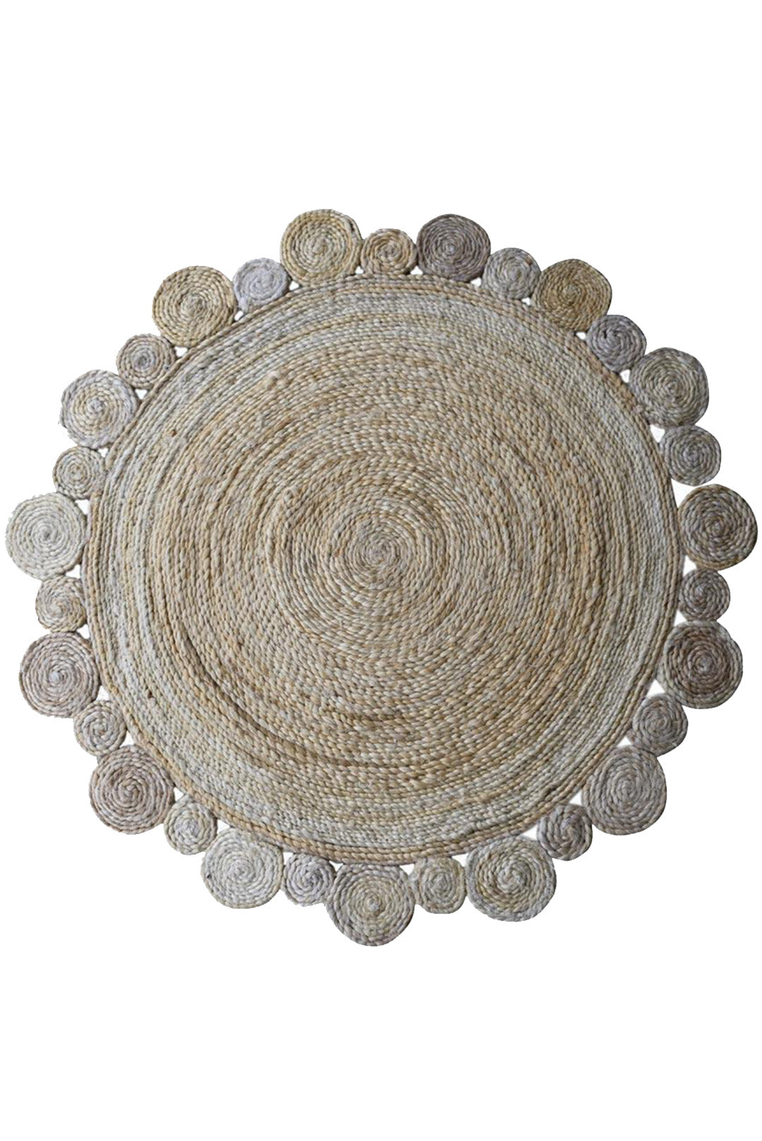 TerraLoop Hand Woven Jute Oriental Rug