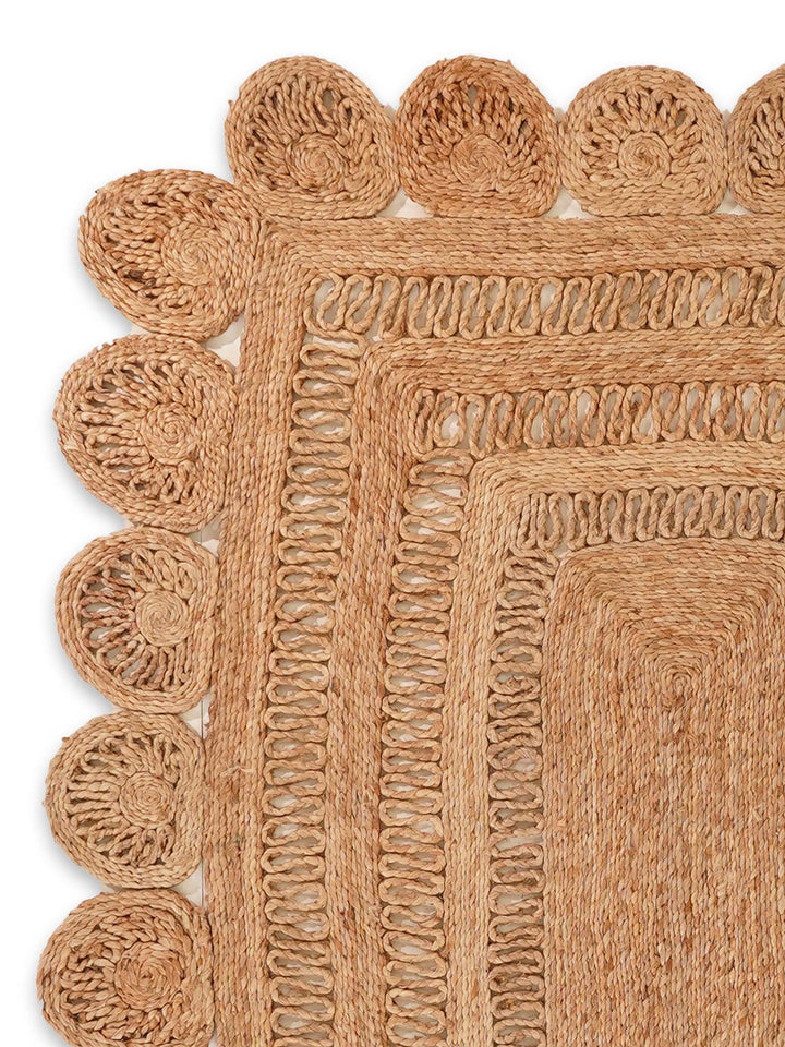 RustiqueAura Hand Woven Jute Oriental Rug