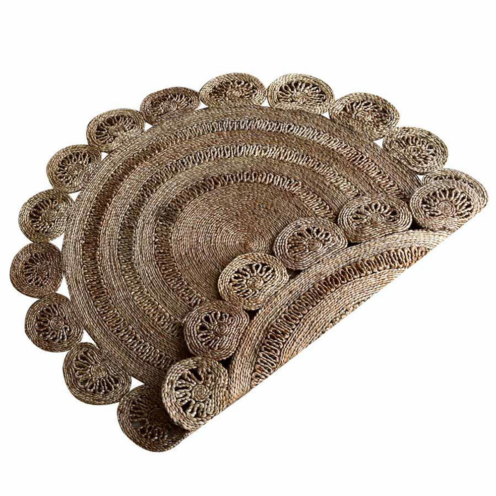 RustiqueAura Hand Woven Jute Oriental Rug
