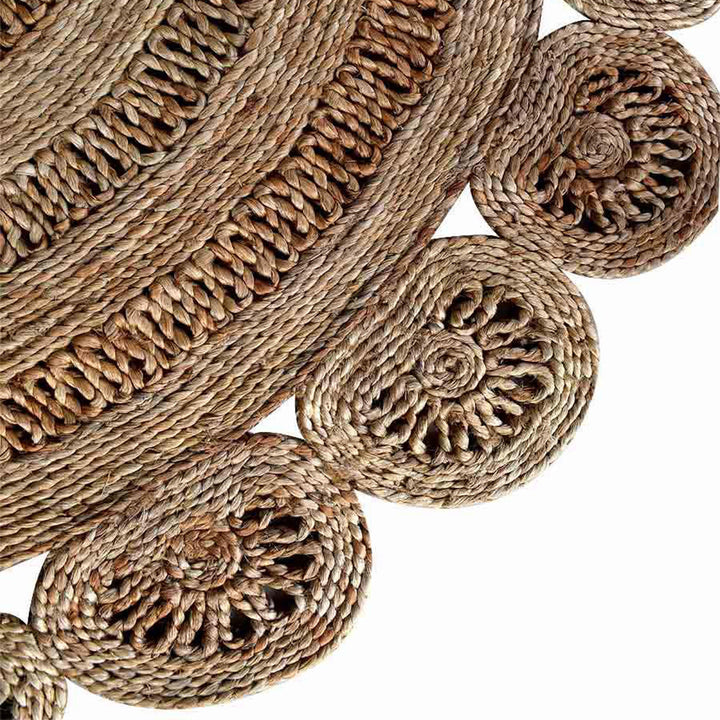RustiqueAura Hand Woven Jute Oriental Rug