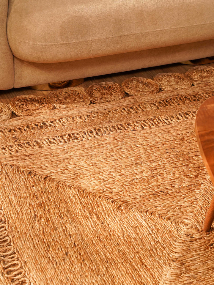 RustiqueAura Hand Woven Jute Oriental Rug
