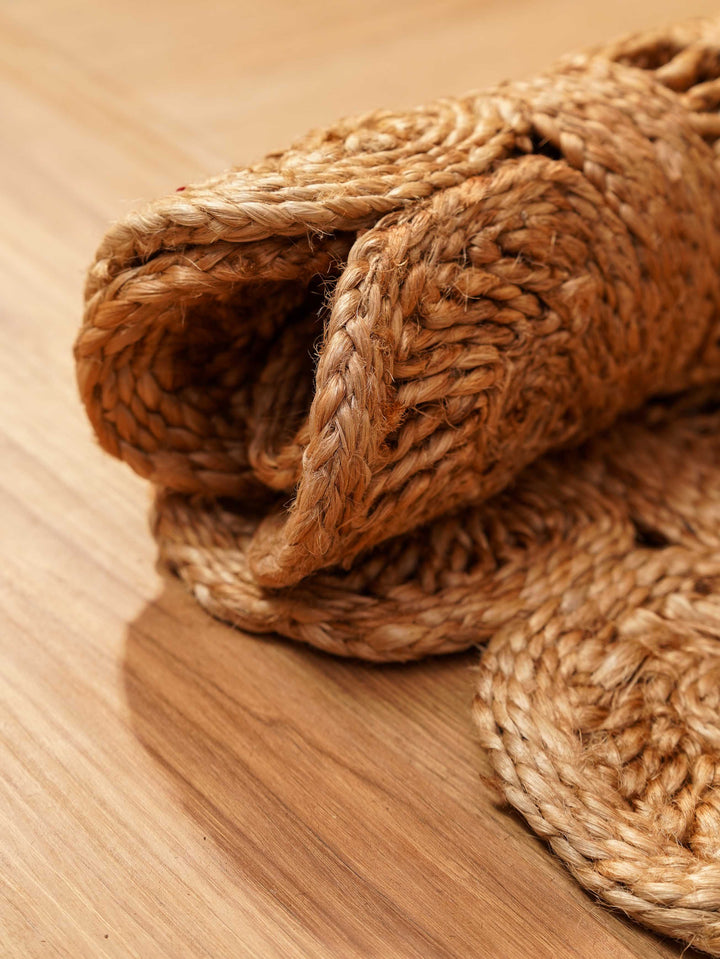RustiqueAura Hand Woven Jute Oriental Rug