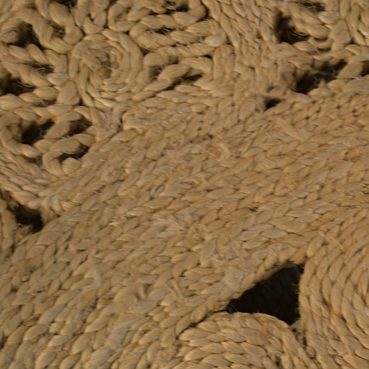 Sunara Hand Woven Jute Oriental Round Rug