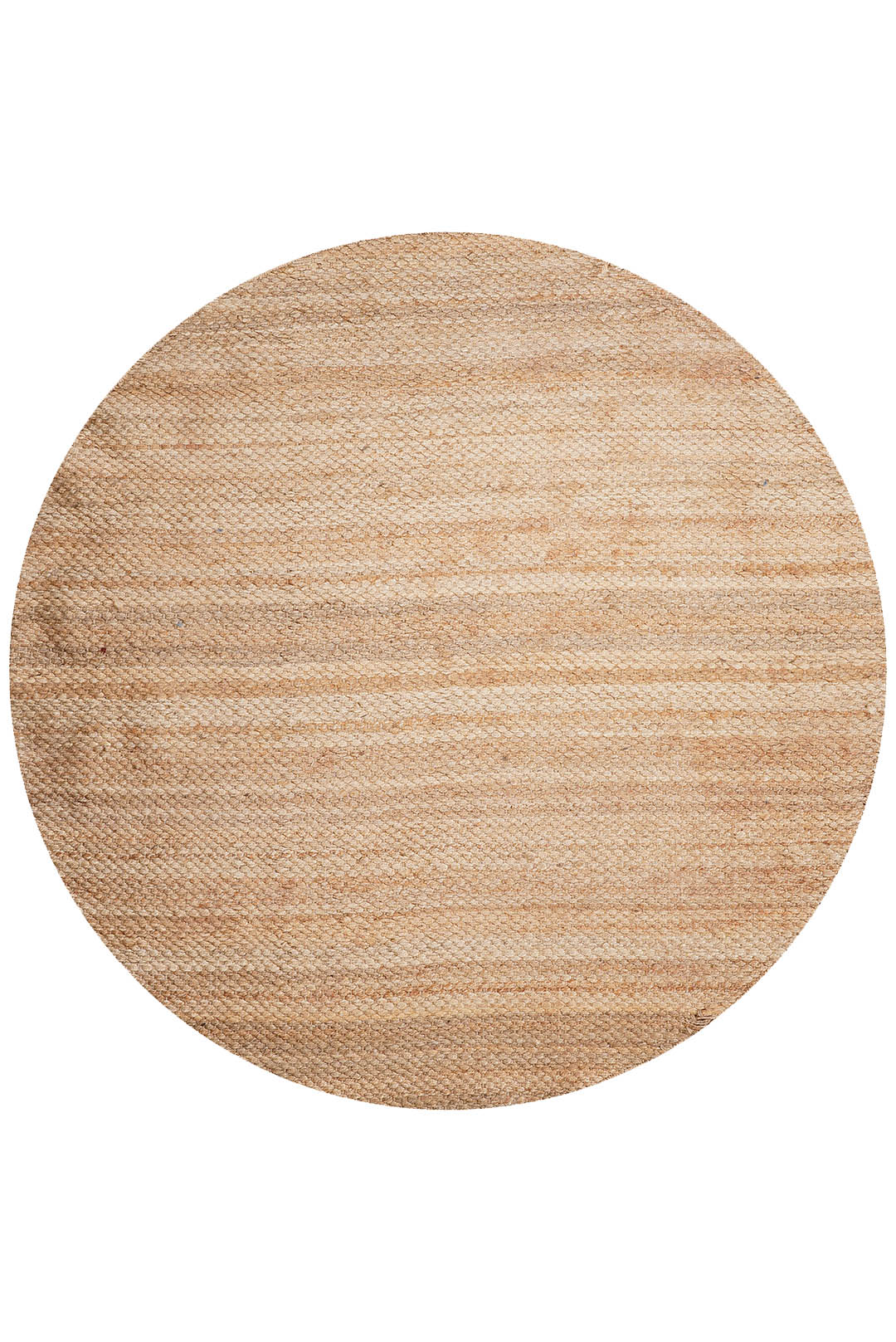 Camel Solid Hand-Woven Jute Rug
