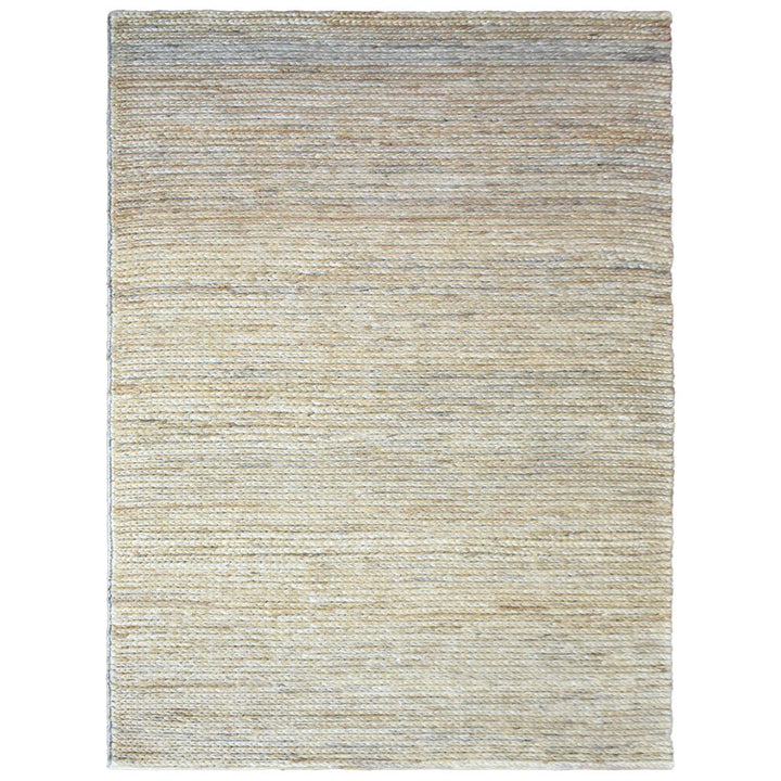 Camel Solid Hand Knotted Sumak Jute Rug