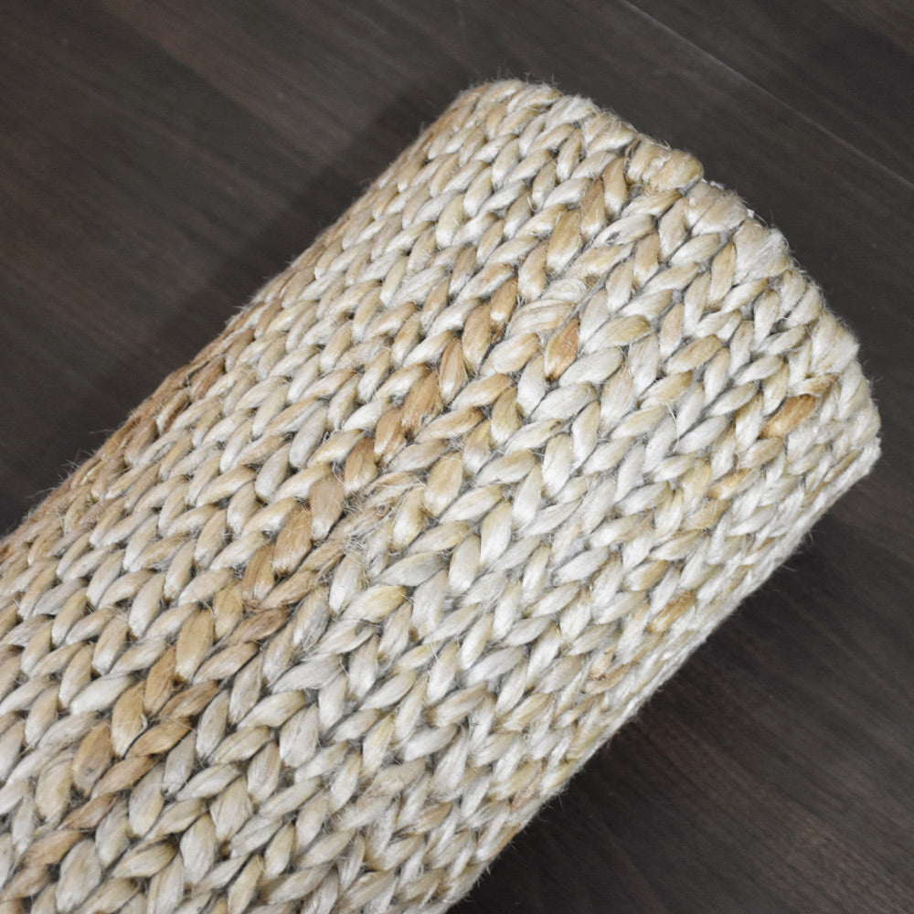 Camel Solid Hand Knotted Sumak Jute Rug