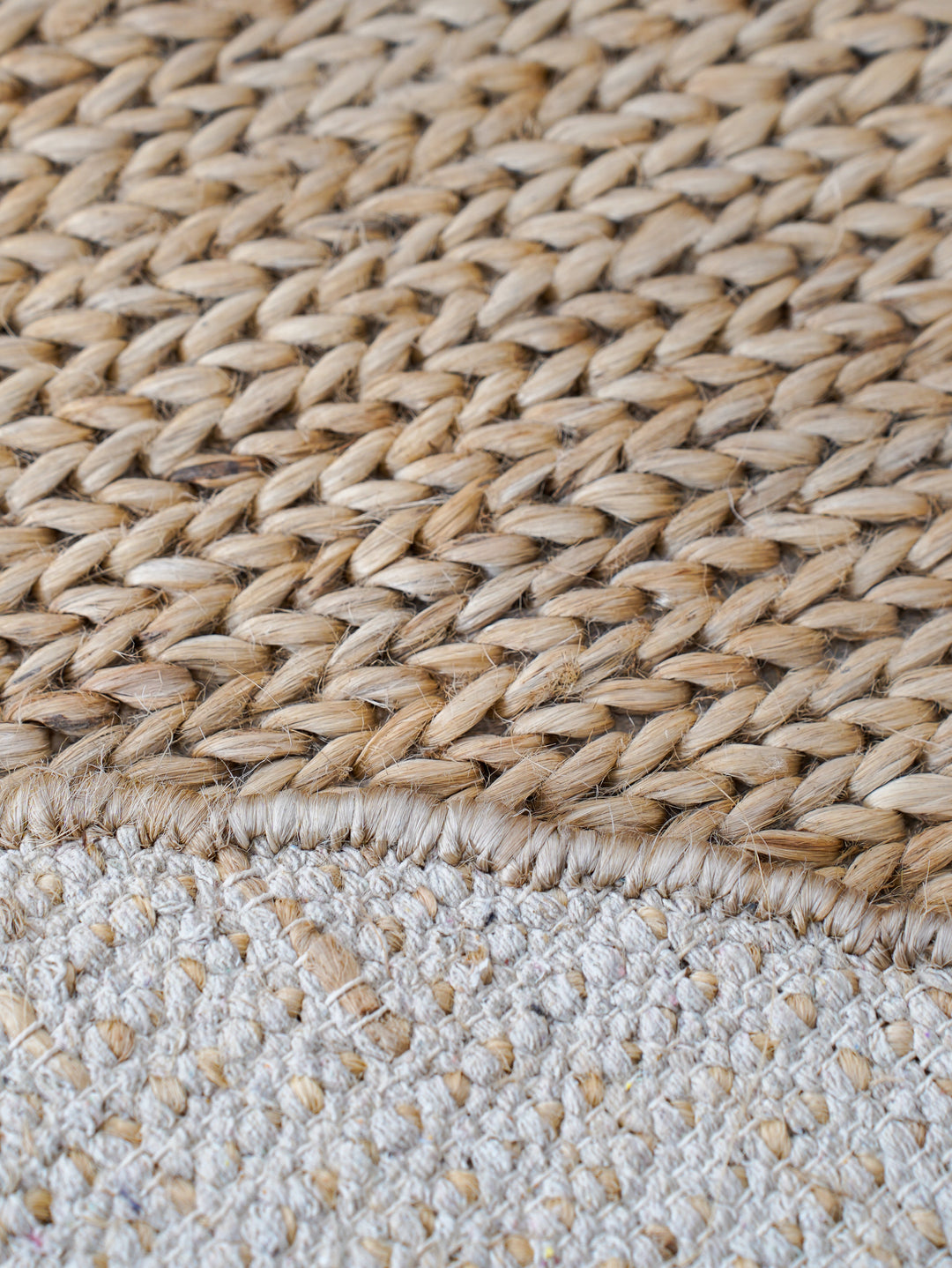 Camel Solid Hand Knotted Sumak Jute Rug