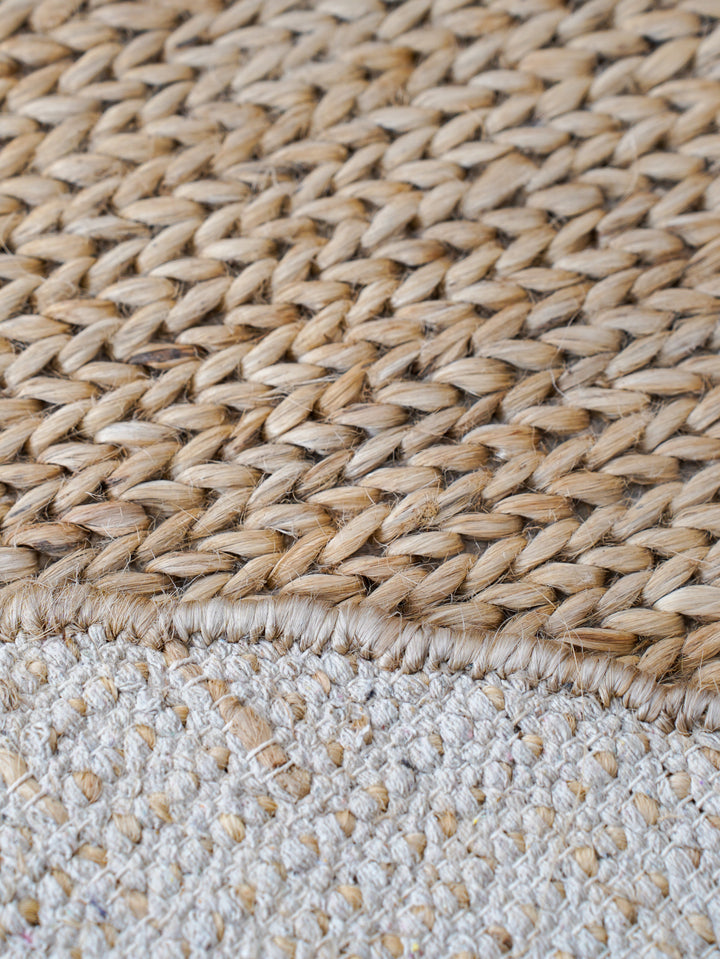 Camel Solid Hand Knotted Sumak Jute Rug