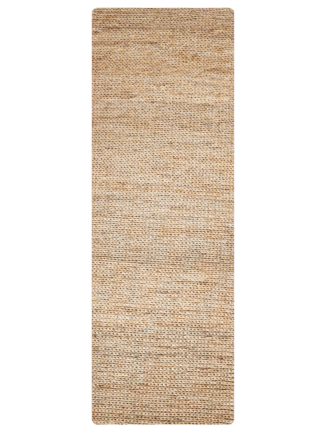 Camel Solid Hand Knotted Sumak Jute Rug