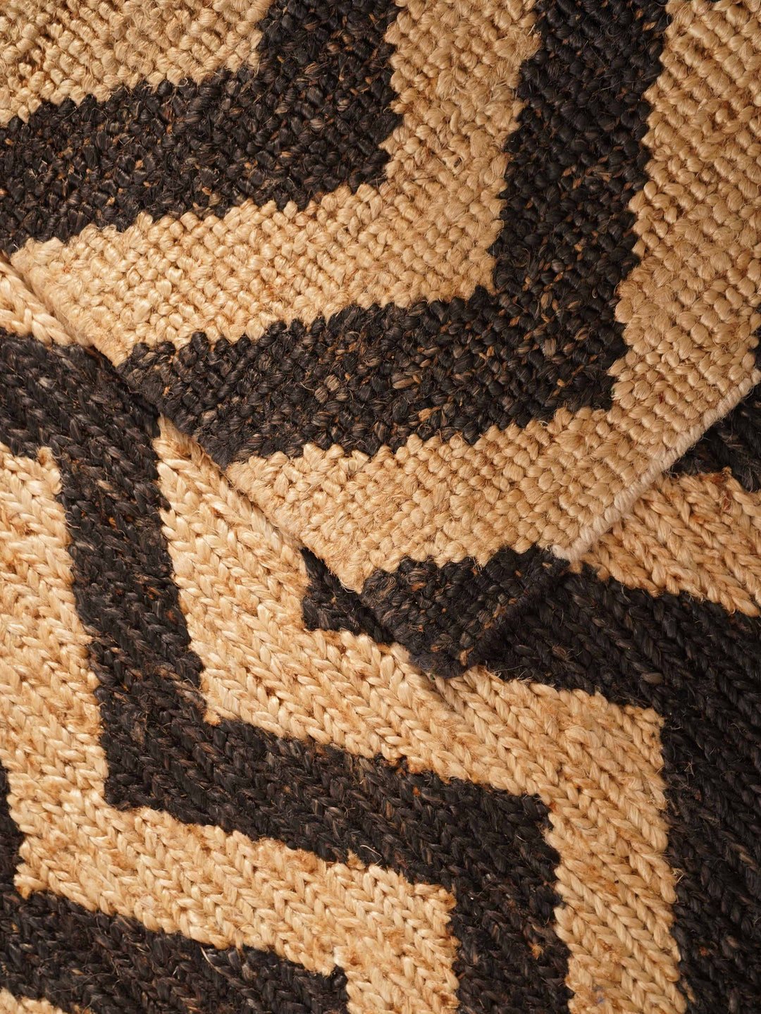 Contemporary Chevron Pattern Hand Knotted Sumak Jute Rug