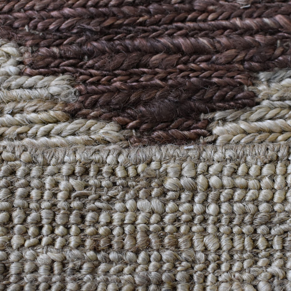 Oriental Hand Knotted Sumak Jute Rug