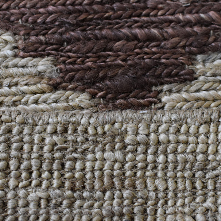 Oriental Hand Knotted Sumak Jute Rug