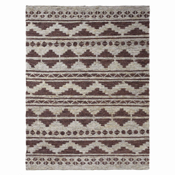 Oriental Hand Knotted Sumak Jute Rug