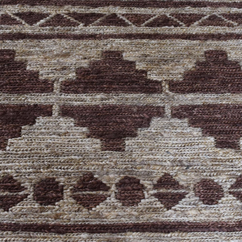 Oriental Hand Knotted Sumak Jute Rug