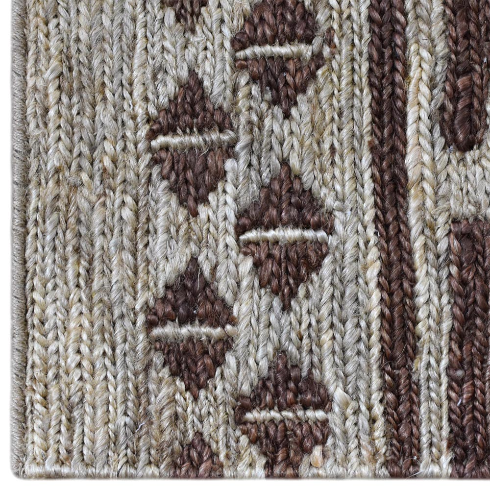 Oriental Hand Knotted Sumak Jute Rug
