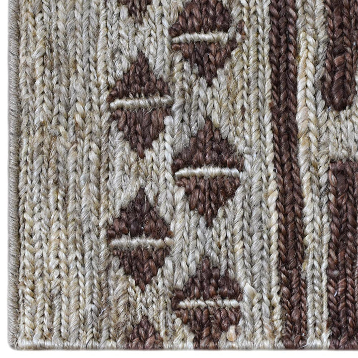 Oriental Hand Knotted Sumak Jute Rug