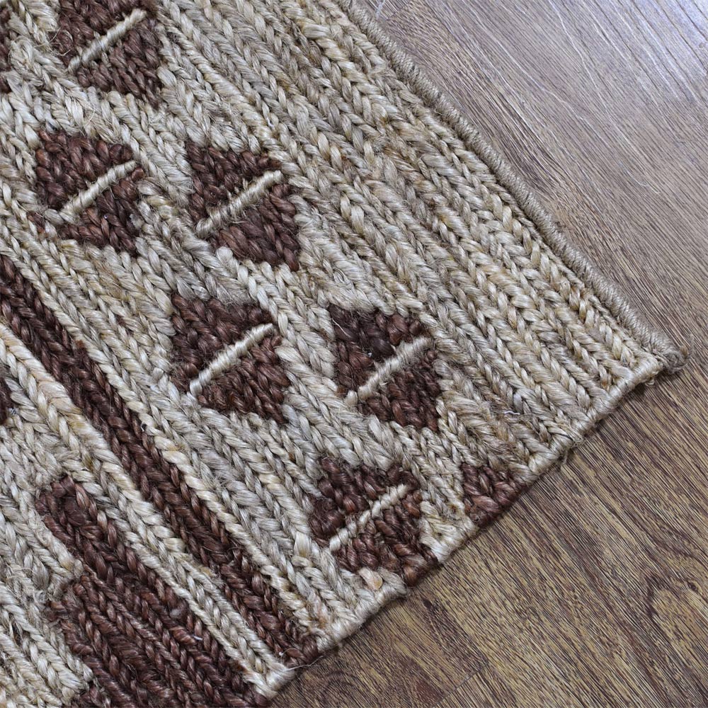 Oriental Hand Knotted Sumak Jute Rug