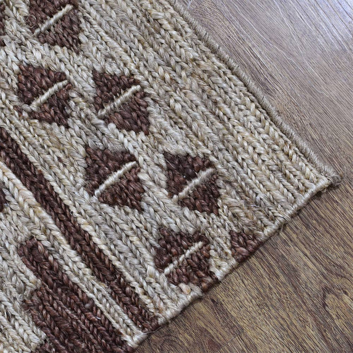 Oriental Hand Knotted Sumak Jute Rug