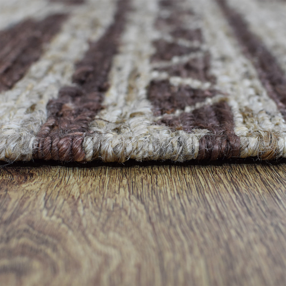 Oriental Hand Knotted Sumak Jute Rug