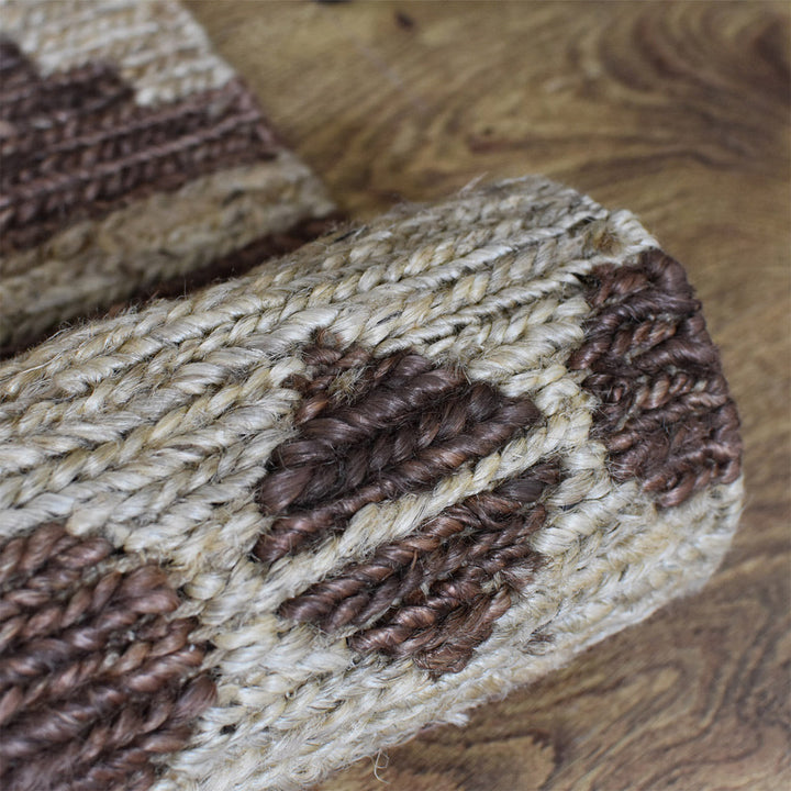 Oriental Hand Knotted Sumak Jute Rug