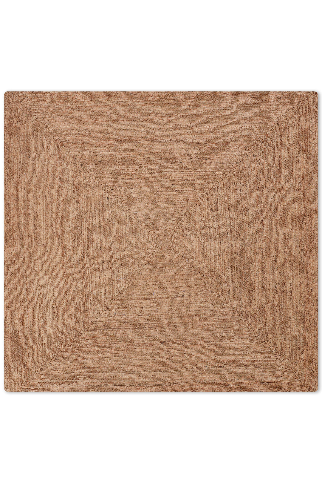 Beige Contemporary Hand Woven Jute Rug