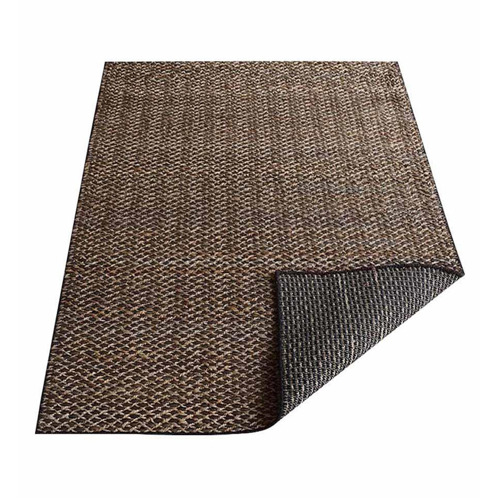 Light Brown Contemporary Hand Woven Jute Rug