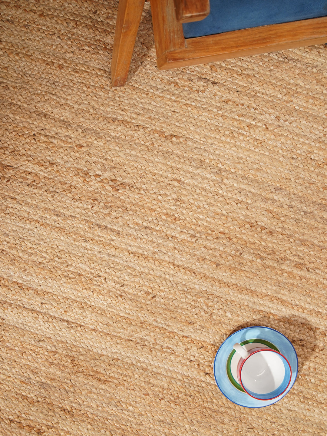 Contemporary Hand Woven Jute Rug
