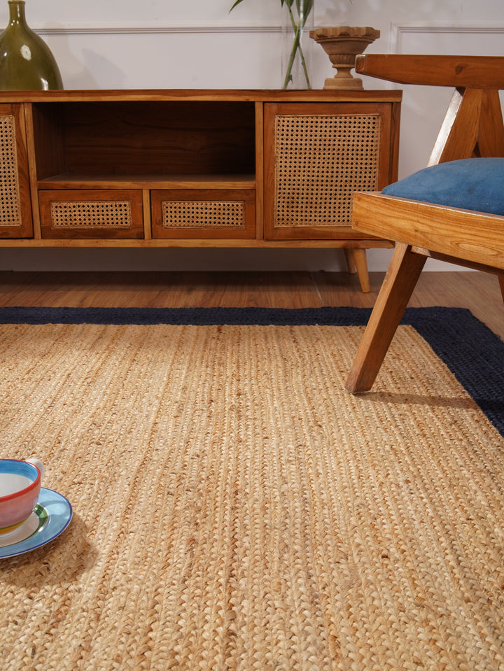 Contemporary Hand Woven Jute Rug