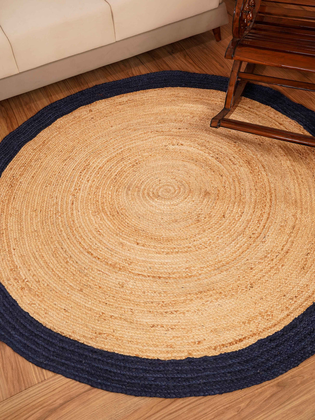Contemporary Hand Woven Jute Rug