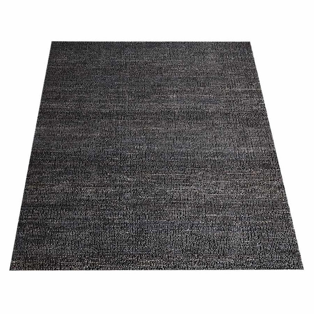 Charcoal Solid Hand Woven Jute Rug