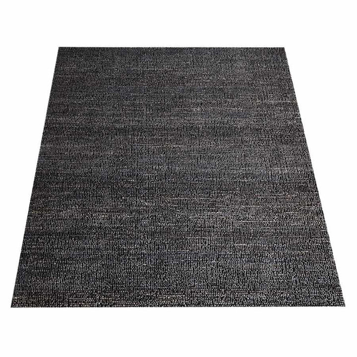 Charcoal Solid Hand Woven Jute Rug