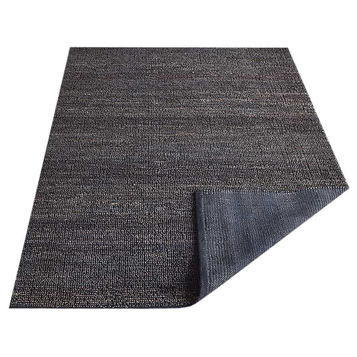 Charcoal Solid Hand Woven Jute Rug