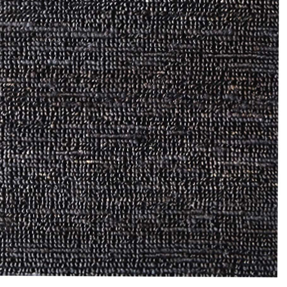 Charcoal Solid Hand Woven Jute Rug