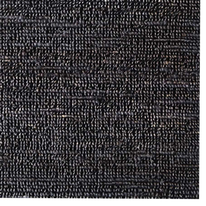 Charcoal Solid Hand Woven Jute Rug