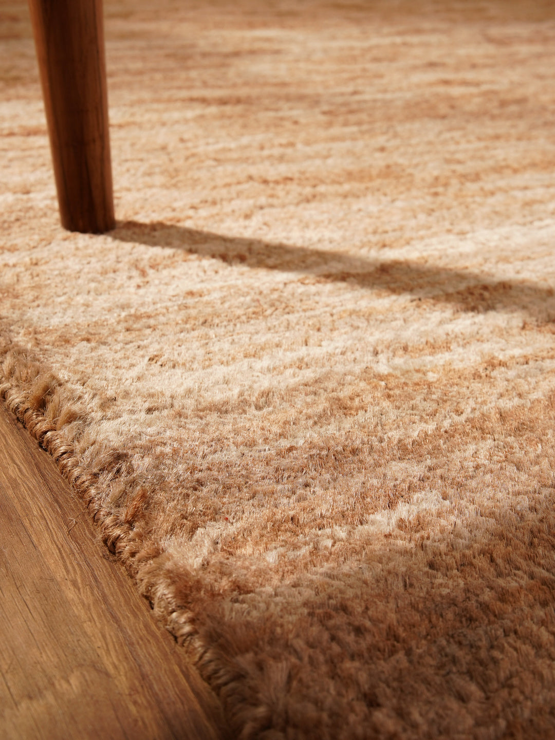 Hand Knotted Jute Multicolor Contemporary Rug