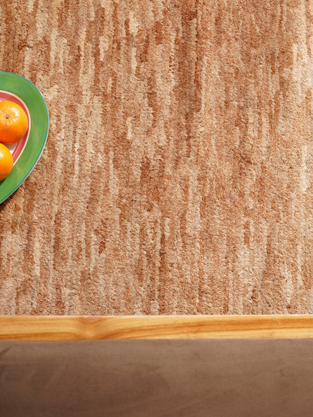 Hand Knotted Jute Multicolor Contemporary Rug