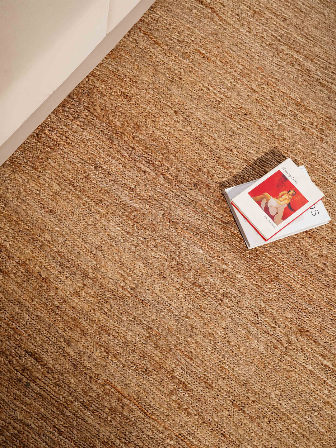 Hand Knotted Sumak Jute Solid Rug