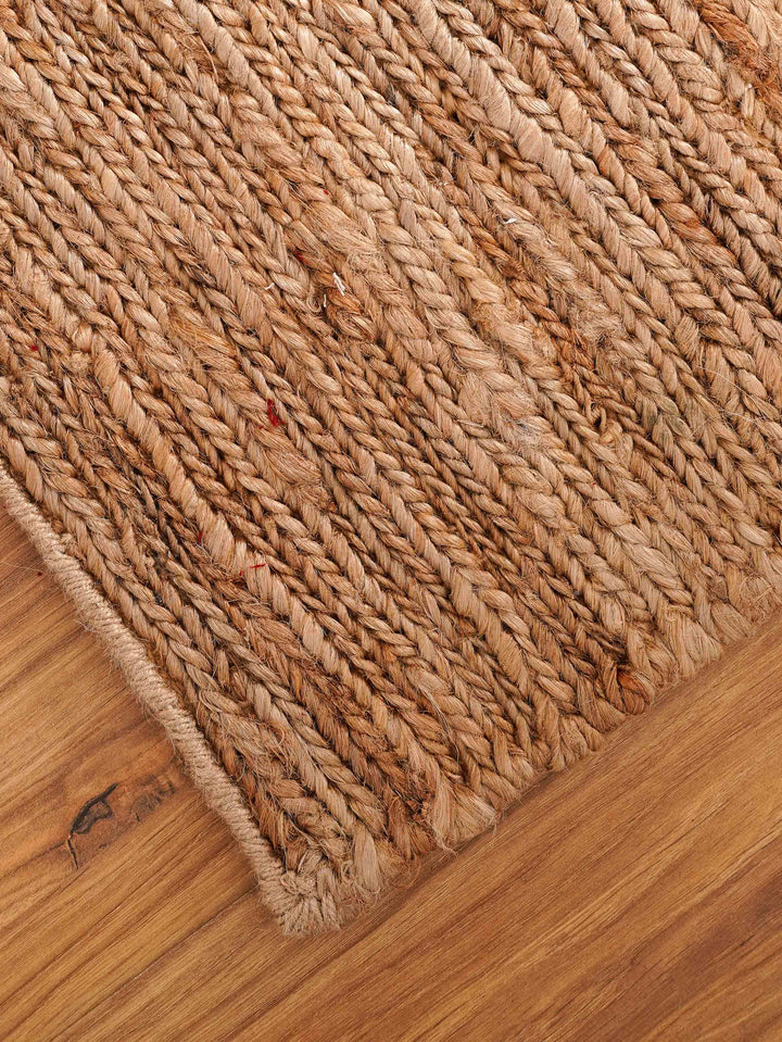Hand Knotted Sumak Jute Solid Rug