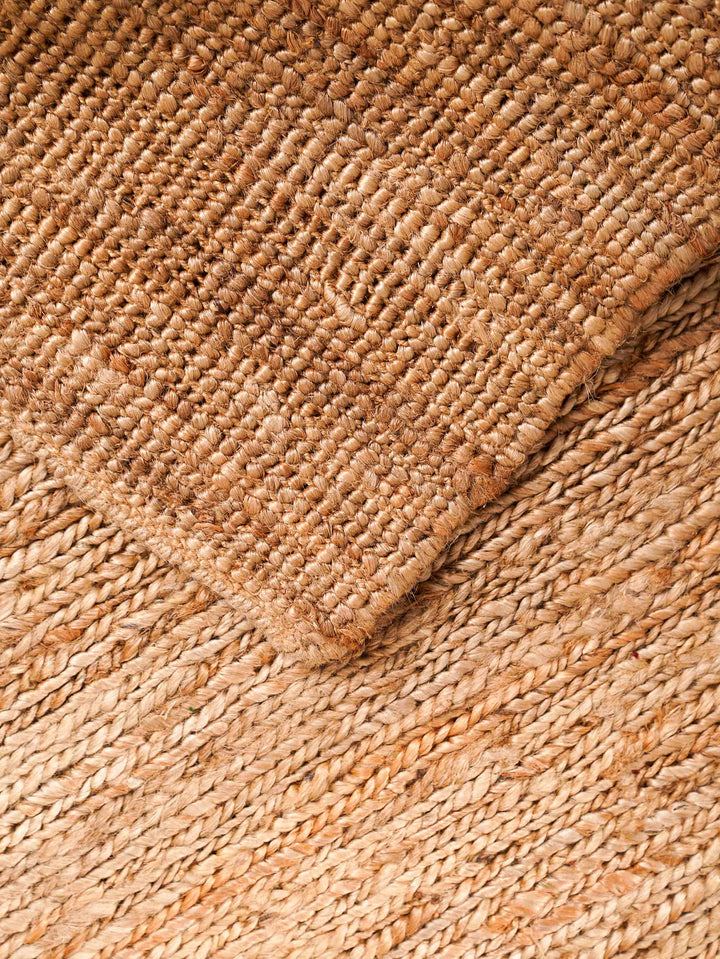 Hand Knotted Sumak Jute Solid Rug