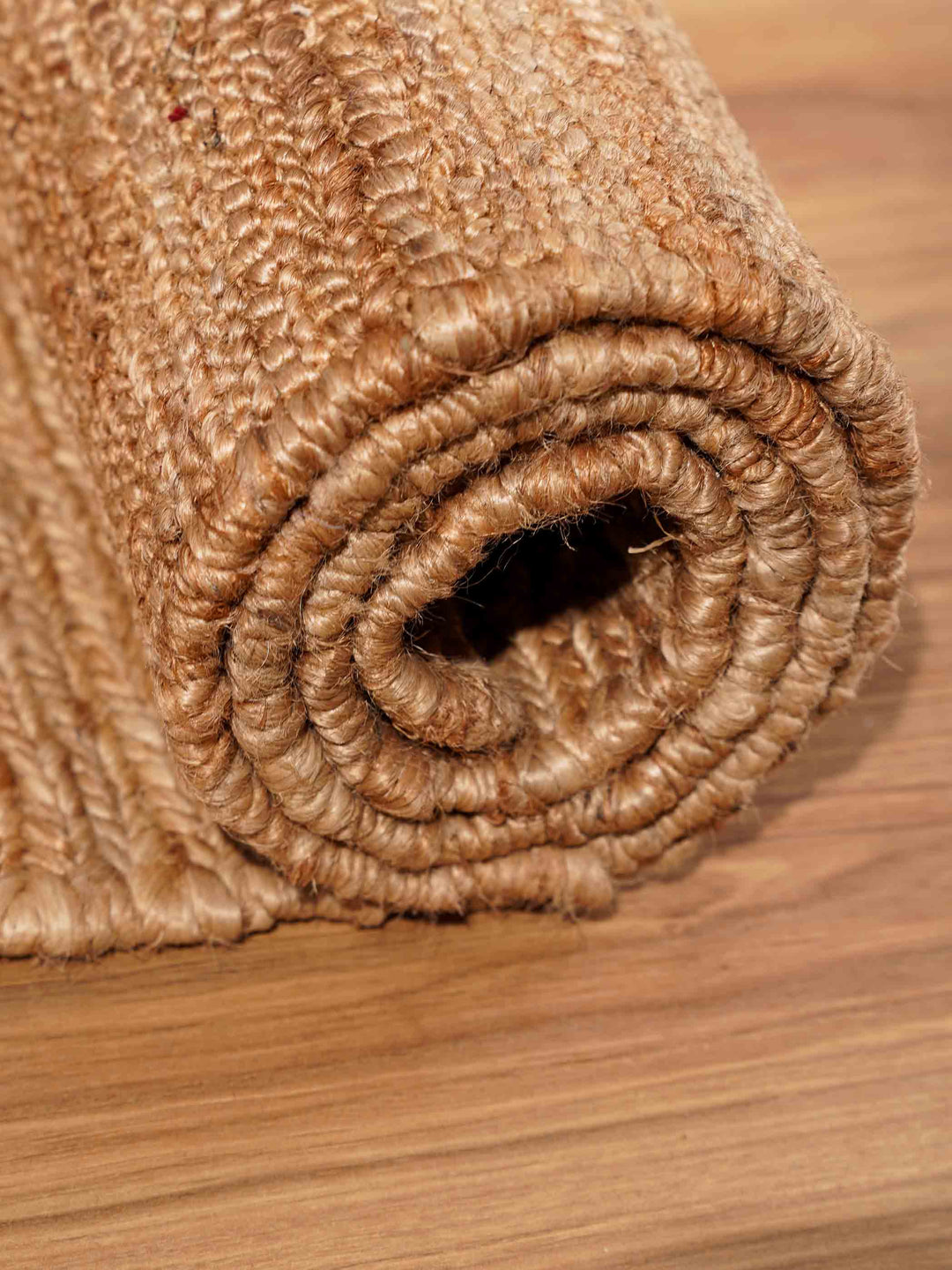 Hand Knotted Sumak Jute Solid Rug