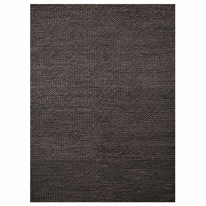 Charcoal Solid Hand Woven Jute Rug with Modern Minimalist Appeal