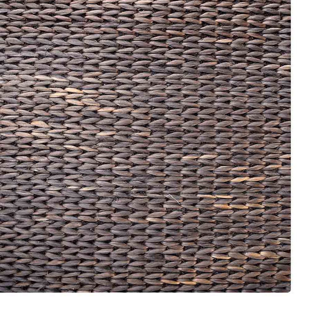 Charcoal Solid Hand Woven Jute Rug with Modern Minimalist Appeal