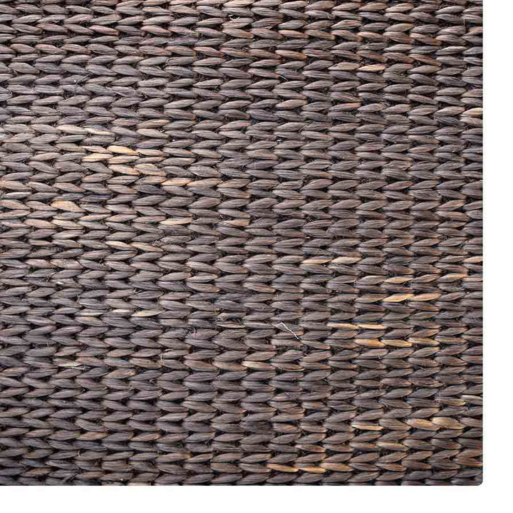 Charcoal Solid Hand Woven Jute Rug with Modern Minimalist Appeal