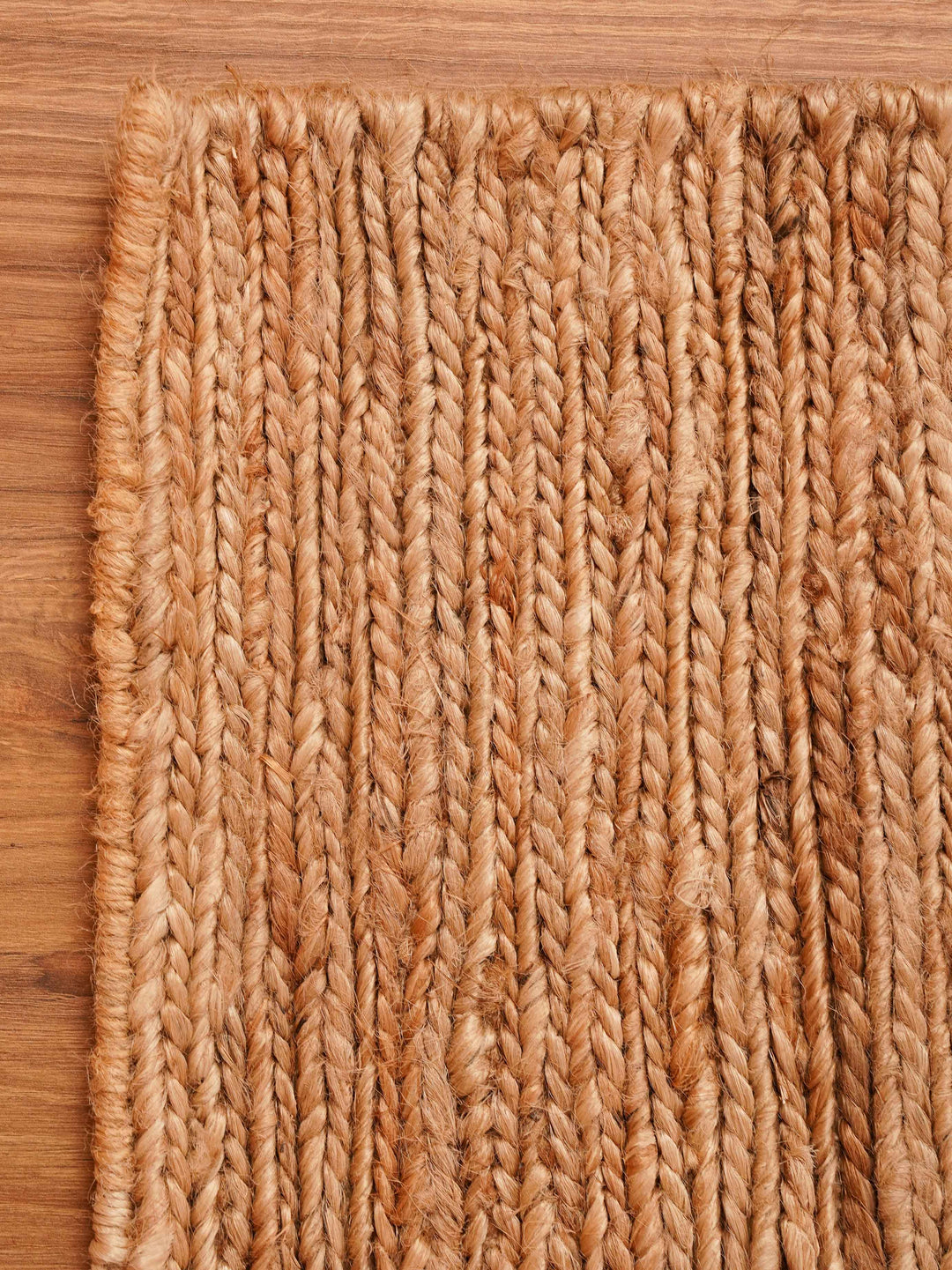 Beige Hand Knotted Jute Sumak Rug for Minimal & Contemporary Spaces