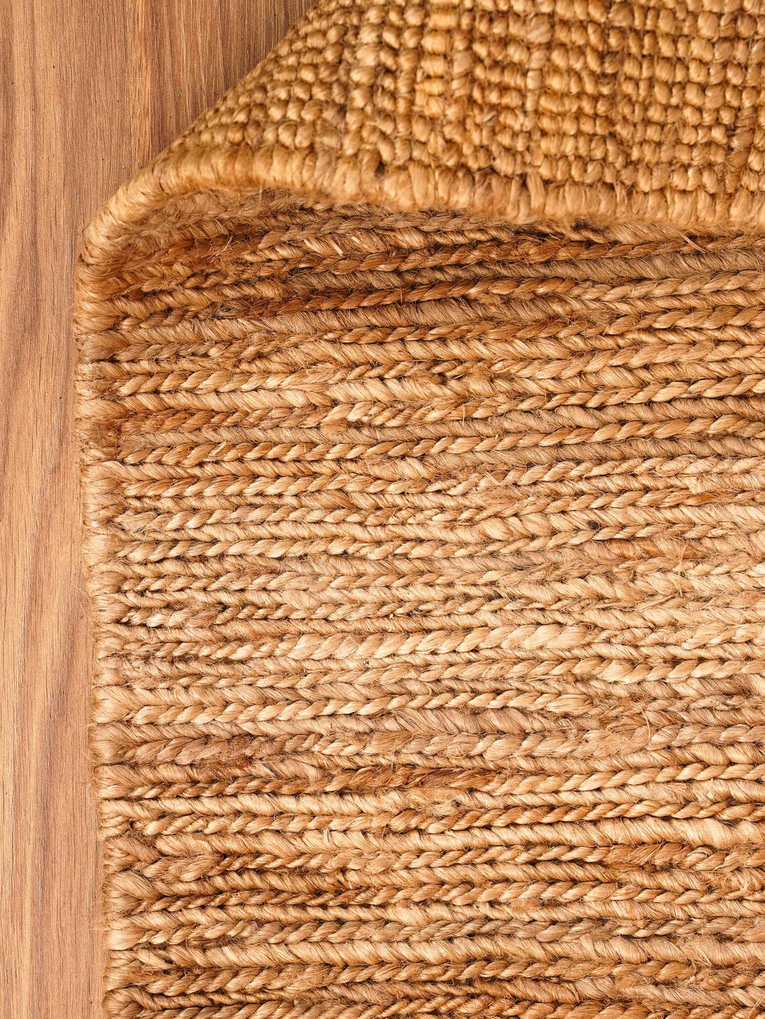 Beige Hand Knotted Jute Sumak Rug for Minimal & Contemporary Spaces