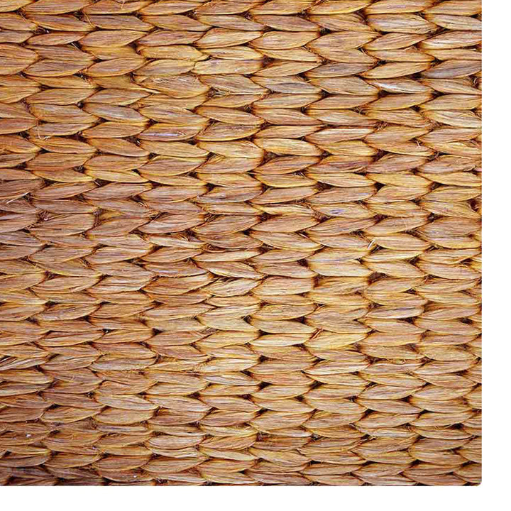 Golden Hand Woven Jute Rug for Warm Contemporary Interiors