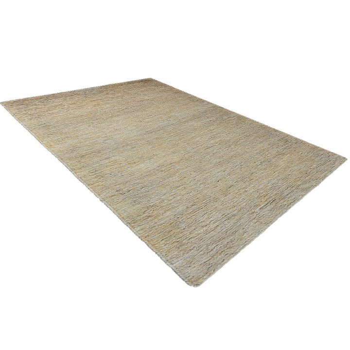 Natural Beige Solid Jute Rug for Minimal & Everyday Living