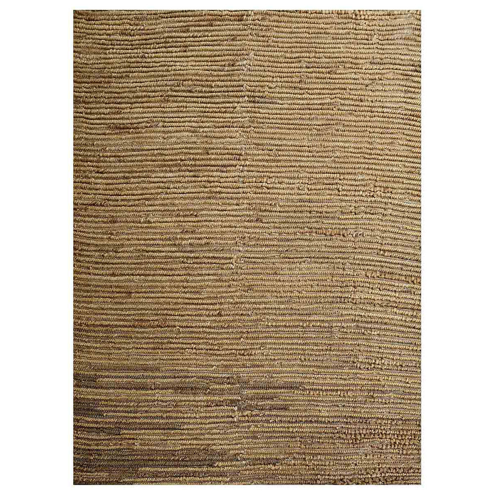 Natural Beige Hand Woven Jute Rug for Minimal & Contemporary Spaces
