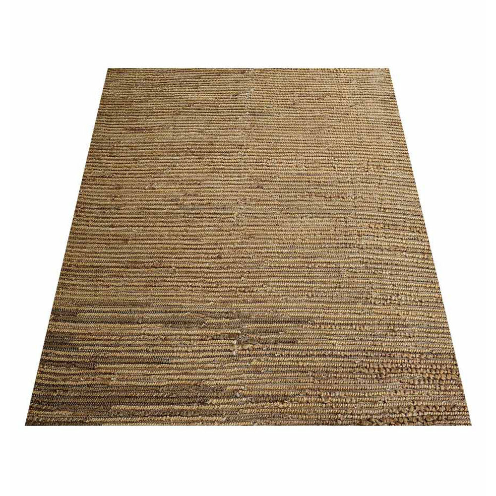 Natural Beige Hand Woven Jute Rug for Minimal & Contemporary Spaces